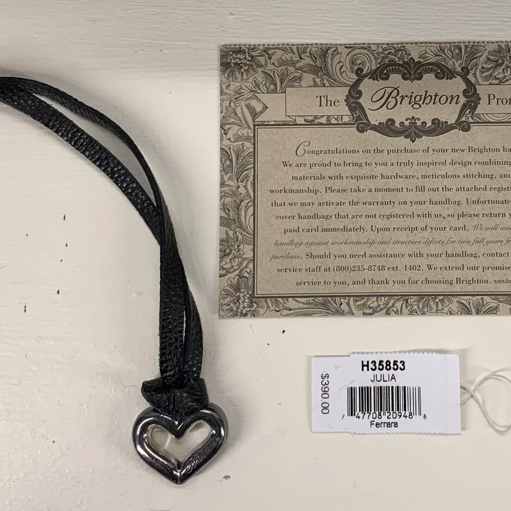 New Brighton Purse - H35853 Julia BLK/WHT Ferrara - Picture 7 of 7